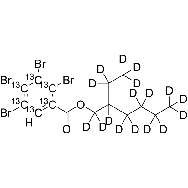 2-Ethylhexyl 2,3,4,5-tetrabromobenzoate-13C6,d17